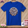 MyDesigns Physical Item S / True Royal Fifty States One Quilt ~ 250 Years Stitched Together Quilter ~ Relaxed Fit Tee