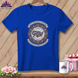MyDesigns Physical Item S / True Royal Patchwork Nation 250 Years of American Quilting ~ Relaxed Fit Tee
