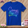MyDesigns Physical Item S / True Royal Sorry I'm Busy Quilting ~ Relaxed Fit Tee
