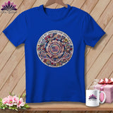 MyDesigns Physical Item S / True Royal United By Thread For 250 Years American Quilters America 250 ~ Relaxed Fit Tee