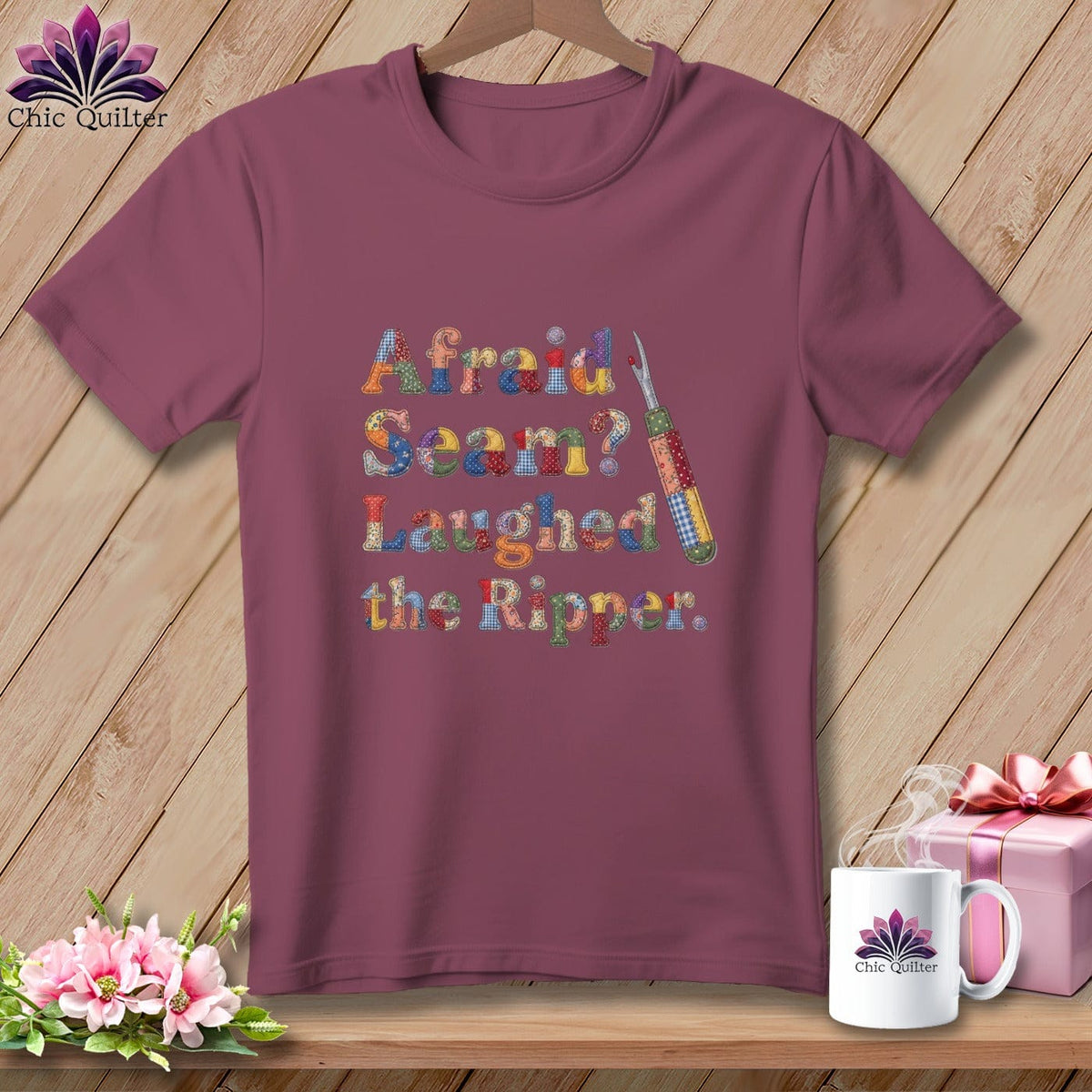 MyDesigns Physical Item S / Vineyard Afraid Seam? Laughed the Ripper. ~ Premium Tee