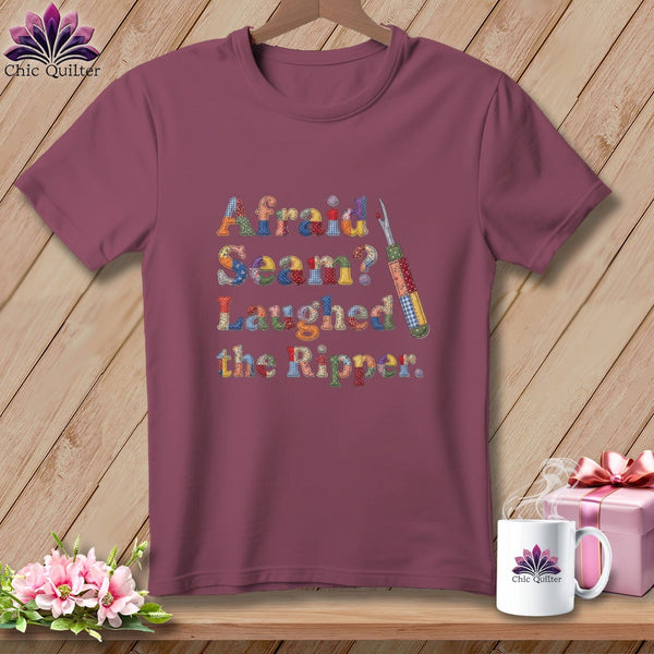MyDesigns Physical Item S / Vineyard Afraid Seam? Laughed the Ripper. ~ Premium Tee