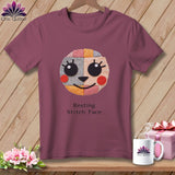 MyDesigns Physical Item S / Vineyard Cheeky - Resting Stitch Face ~ Premium Tee