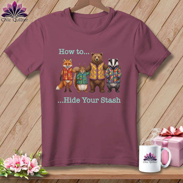 MyDesigns Physical Item S / Vineyard How to… Hide Your Stash ~ Premium Tee
