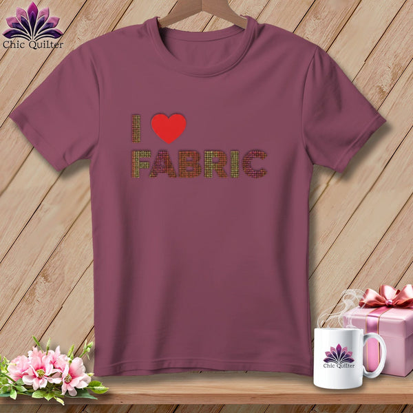 MyDesigns Physical Item S / Vineyard I ❤️ Fabric ~ Premium Tee