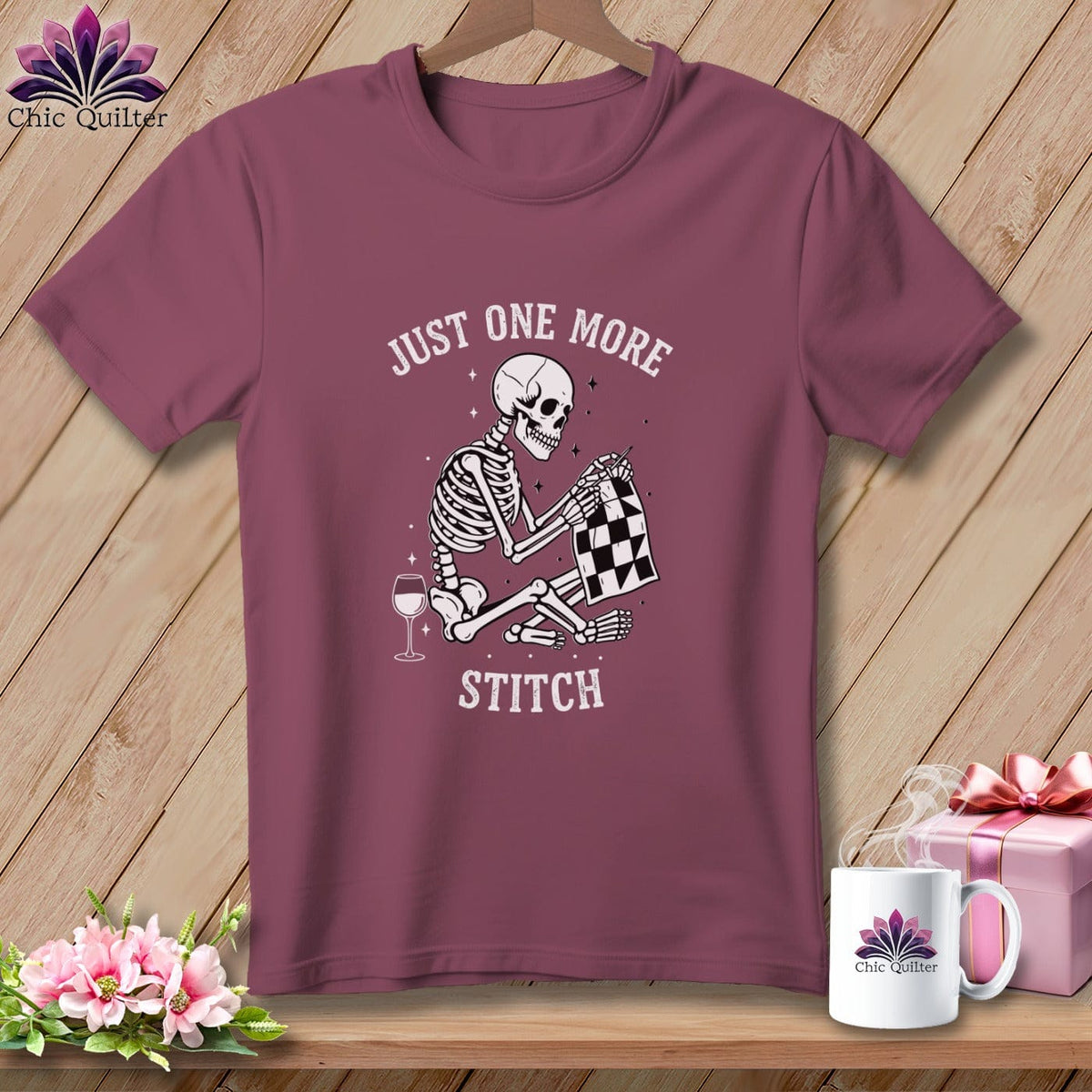 MyDesigns Physical Item S / Vineyard Just One More Stitch ~ Premium Tee
