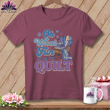 MyDesigns Physical Item S / Vineyard Oh What Fun It Is to Quilt ~ Premium Tee