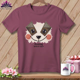 MyDesigns Physical Item S / Vineyard Patchwork Cheek - Resting Stitch Face ~ Premium Tee