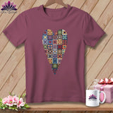MyDesigns Physical Item S / Vineyard Patchwork Heart ~ Premium Tee