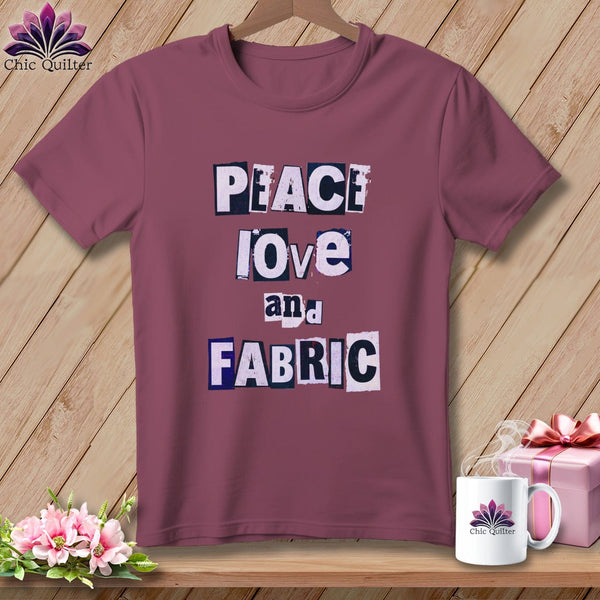 MyDesigns Physical Item S / Vineyard Peace Love and Fabric ~ Premium Tee
