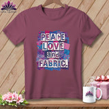 MyDesigns Physical Item S / Vineyard Peace Love and Fabric ~ Premium Tee