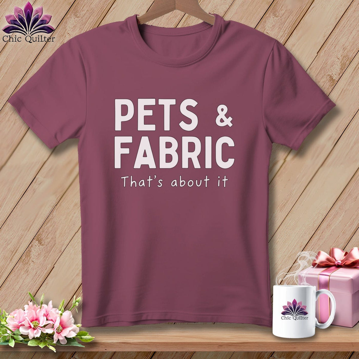 MyDesigns Physical Item S / Vineyard Pets & Fabric ~ That’s About It ~ Premium Tee