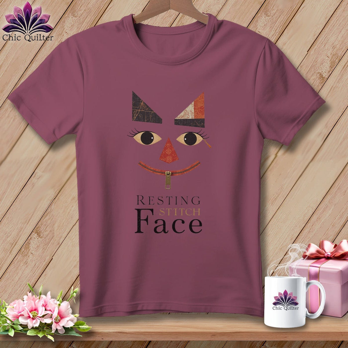 MyDesigns Physical Item S / Vineyard Zip It - Resting Stitch Face ~ Premium Tee