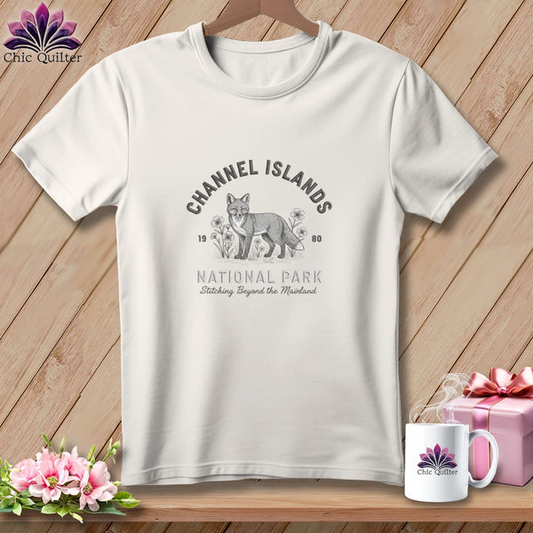 MyDesigns Physical Item S / Vintage White Channel Islands National Park, Stitchin In Beauty ~ Relaxed Fit Tee