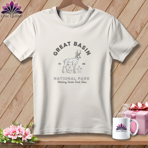 MyDesigns Physical Item S / Vintage White Great Basin National Park, Stitchin In Beauty ~ Relaxed Fit Tee