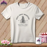MyDesigns Physical Item S / Vintage White Great Smoky Mountains, Stitchin In Beauty ~ Relaxed Fit Tee