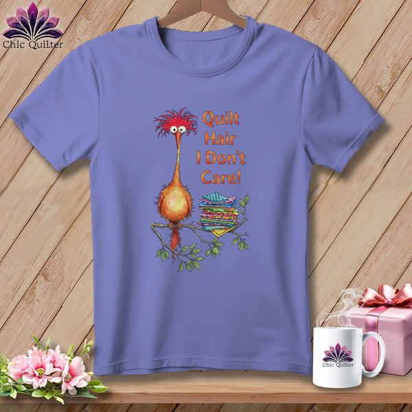 MyDesigns Physical Item S / Violet QQuilt Hair Don’t Care ~ Noodle Beakman ~ Premium Tee