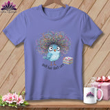 MyDesigns Physical Item S / Violet Quilt Hair Don’t Care ~ Puffin Bea ~ Premium Tee