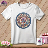 MyDesigns Physical Item S / White America's Story in Stitches 250 Years Quilter ~ Relaxed Fit Tee