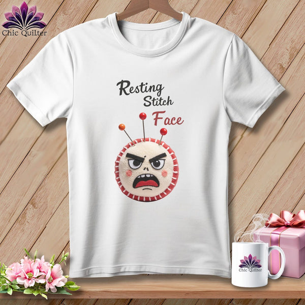 MyDesigns Physical Item S / White Back Off Bucco - Resting Stitch Face ~ Premium Tee