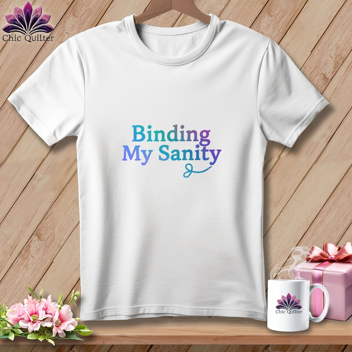 MyDesigns Physical Item S / White Binding My Sanity Stitch ~ Relaxed Fit Tee