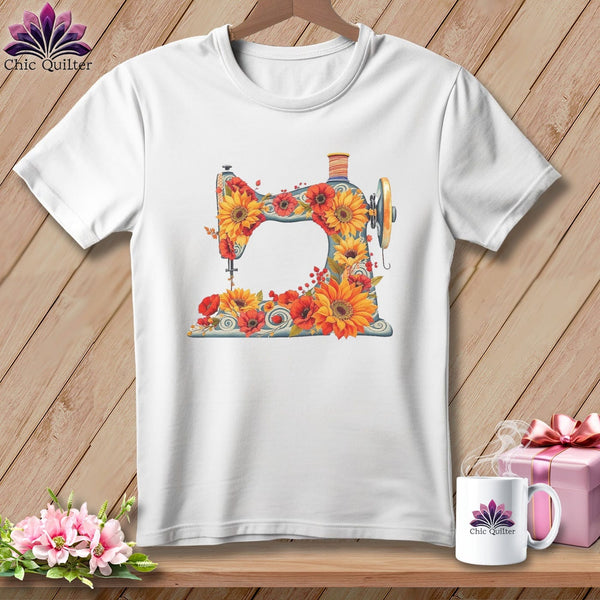MyDesigns Physical Item S / White Bloomin Bobbin ~ Relaxed Fit Tee