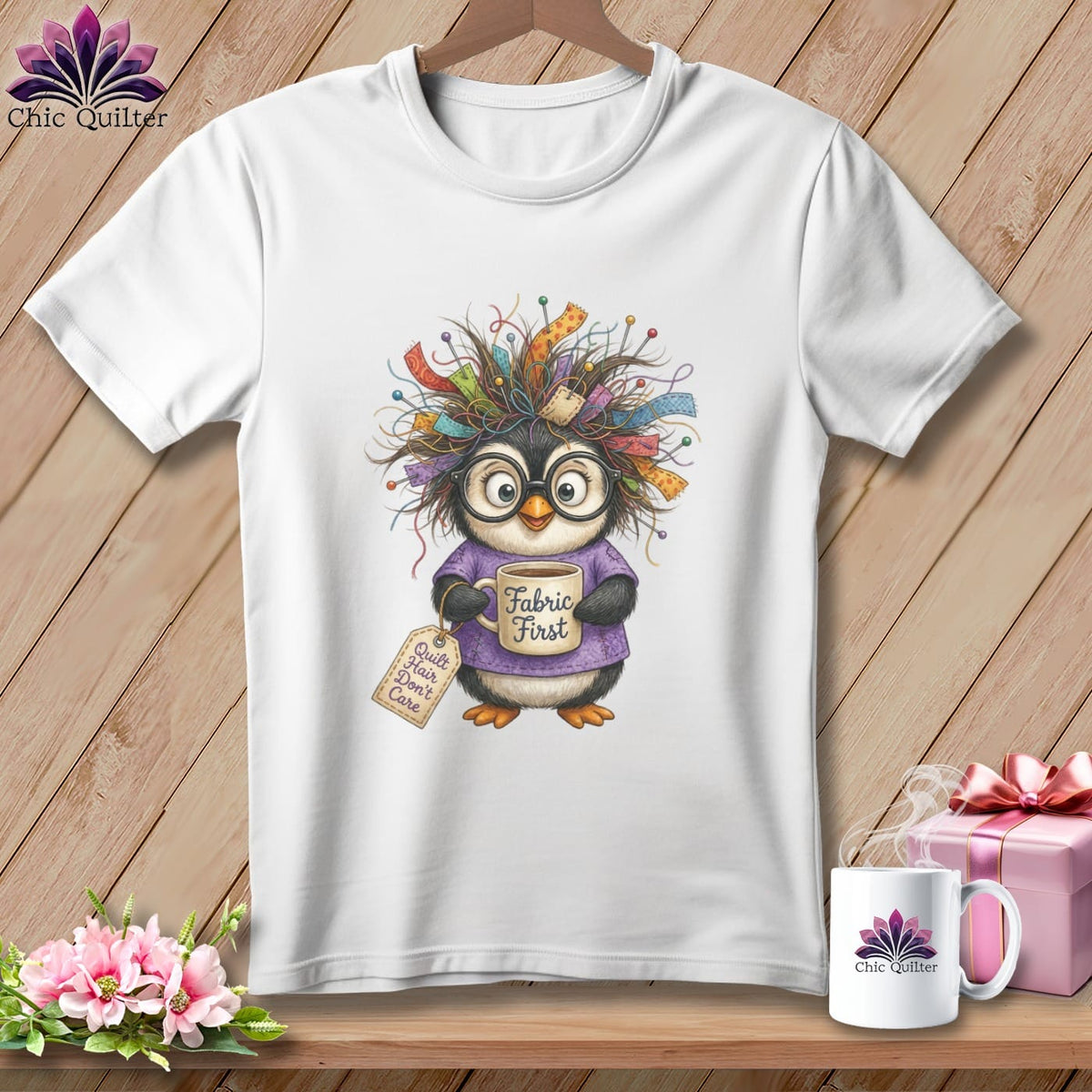 MyDesigns Physical Item S / White Fabric First, Everything Else Later ~ Relaxed Fit Tee
