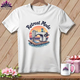 MyDesigns Physical Item S / White Floating Retreat ~ Relaxed Fit Tee
