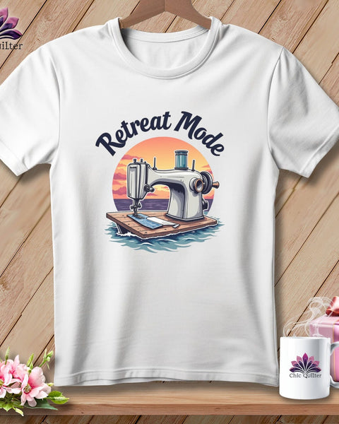 MyDesigns Physical Item S / White Floating Retreat ~ Relaxed Fit Tee