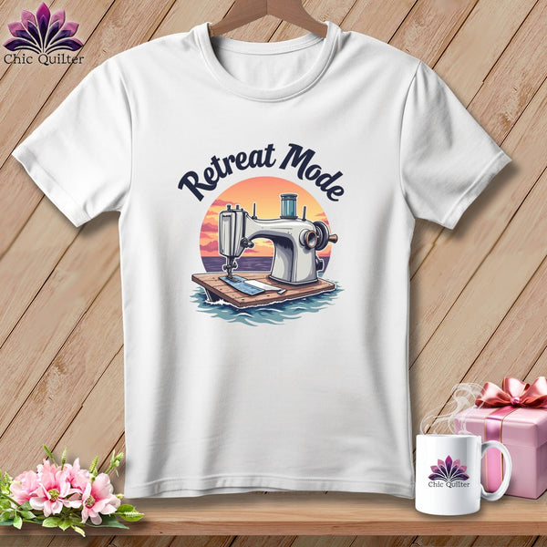MyDesigns Physical Item S / White Floating Retreat ~ Relaxed Fit Tee