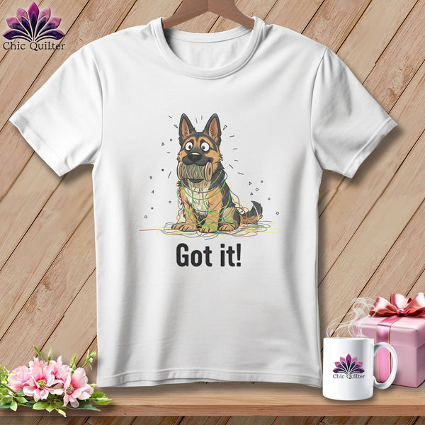 MyDesigns Physical Item S / White German Shepherd Helper ~ Premium Tee