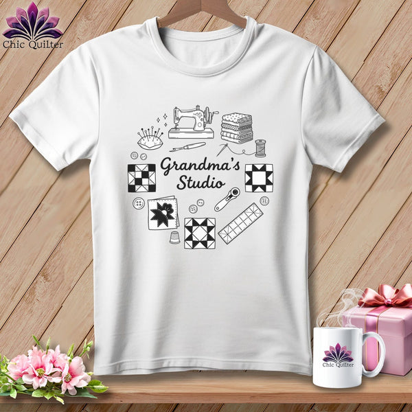 MyDesigns Physical Item S / White Grandma’s Studio ~ Relaxed Fit Tee