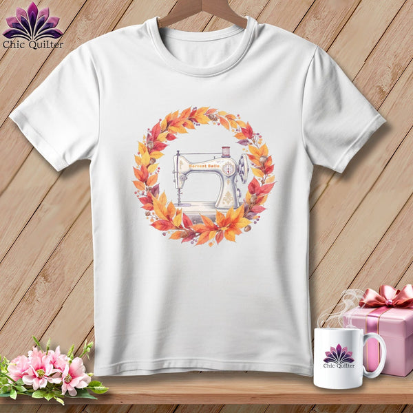 MyDesigns Physical Item S / White Harvest Quilter Whirl ~ Relaxed Fit Tee