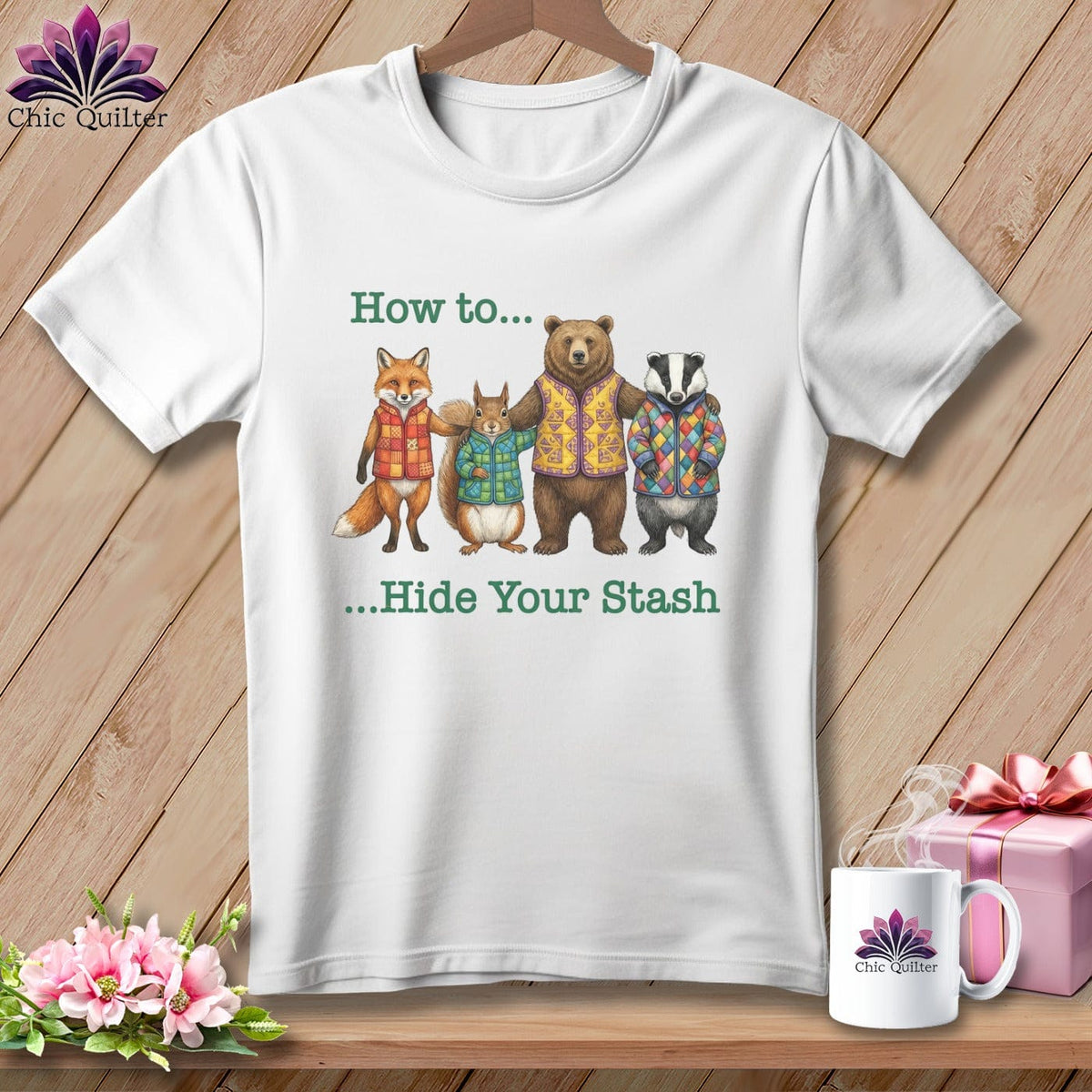 MyDesigns Physical Item S / White How to… Hide Your Stash ~ Premium Tee