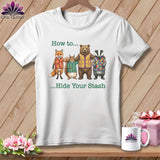 MyDesigns Physical Item S / White How to… Hide Your Stash ~ Relaxed Fit Tee