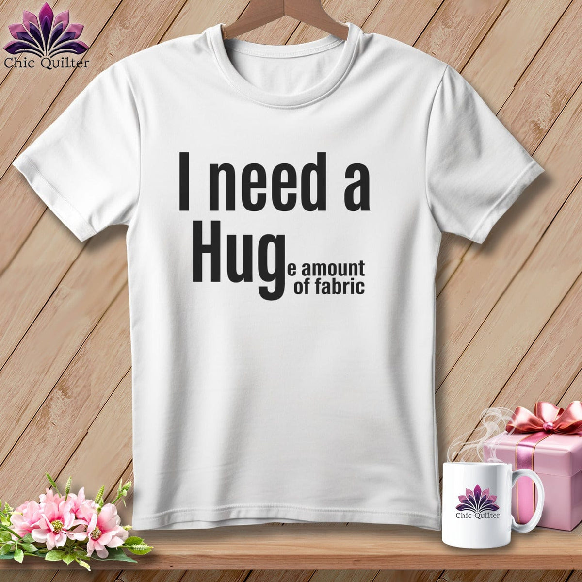 MyDesigns Physical Item S / White I Need a Hug(e Amount of Fabric) ~ Premium Tee