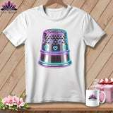 MyDesigns Physical Item S / White Neon Heart Thimble ~ Relaxed Fit Tee