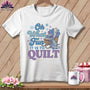 MyDesigns Physical Item S / White Oh What Fun It Is to Quilt ~ Relaxed Fit Tee