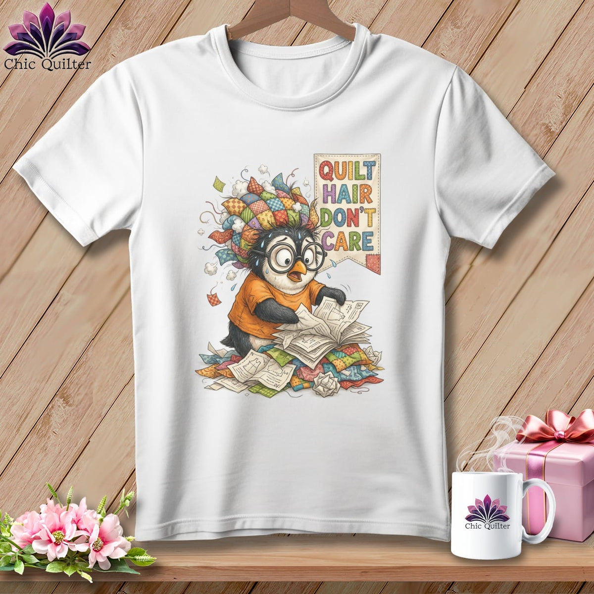 MyDesigns Physical Item S / White Penny's Fabric Obsession ~ Relaxed Fit Tee