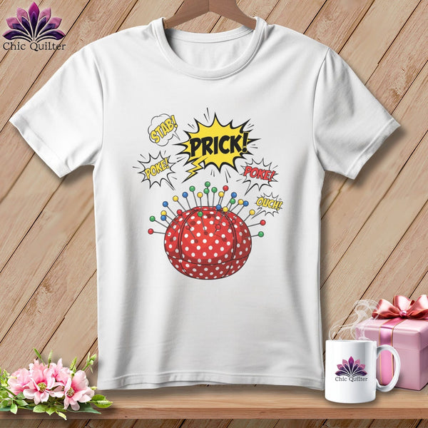 MyDesigns Physical Item S / White Prick Poke Pin Cushion ~ Relaxed Fit Tee