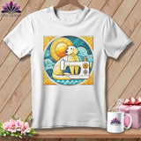 MyDesigns Physical Item S / White Puppy Companion ~ Relaxed Fit Tee