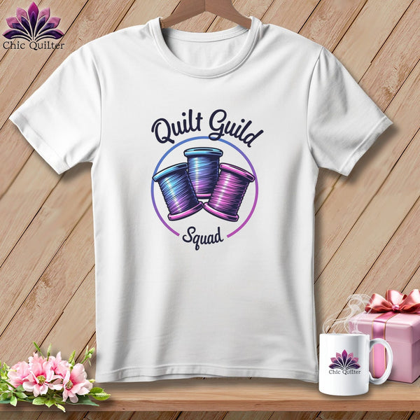 MyDesigns Physical Item S / White Quilt Guild Squad ~ Relaxed Fit Tee