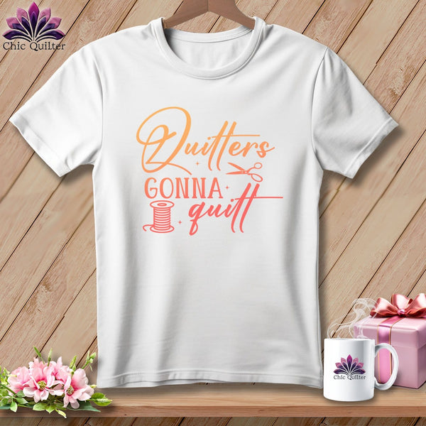 MyDesigns Physical Item S / White Quilters Gonna Quilt ~ Relaxed Fit Tee