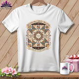 MyDesigns Physical Item S / White Quilters Make America Beautiful ~ America 250 Stitched Traditions ~ Relaxed Fit Tee
