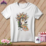 MyDesigns Physical Item S / White Quilting on Vacation ~ Relaxed Fit Tee