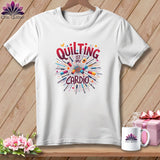 MyDesigns Physical Item S / White Quiting Power ~ Relaxed Fit Tee