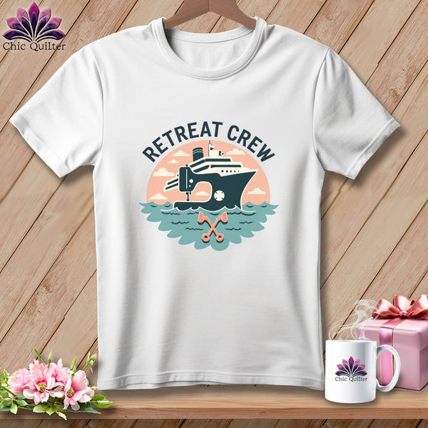 MyDesigns Physical Item S / White Retreat Crew ~ Relaxed Fit Tee