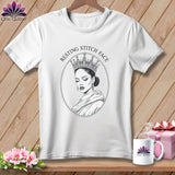 MyDesigns Physical Item S / White Ri-hem-na - Resting Stitch Face ~ Premium Tee