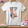 MyDesigns Physical Item S / White Rosie the Binder - Resting Stitch Face ~ Relaxed Fit Tee
