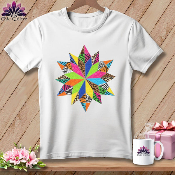 MyDesigns Physical Item S / White Safari Star ~ Relaxed Fit Tee